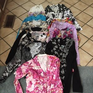 Lot of 14 Isaac Mizrahi Cardigans